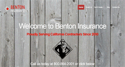 Desktop Screenshot of bentoninsurance.com